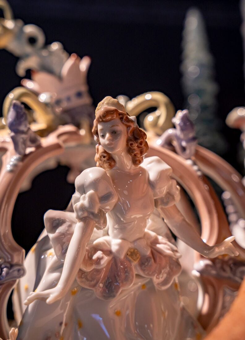 Cinderella's Arrival Sculpture. Limited Edition