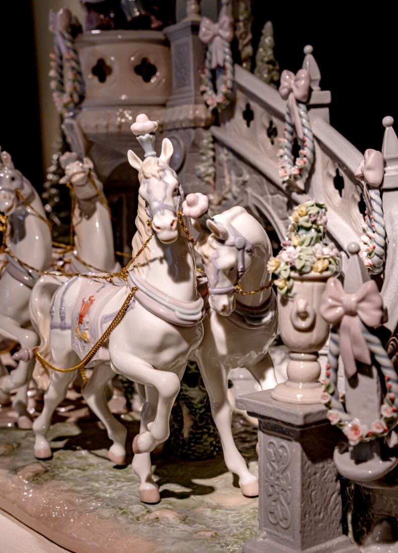 Cinderella's Arrival Sculpture. Limited Edition