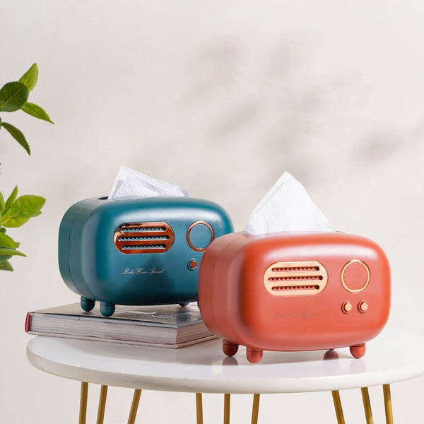 Retro Radio Tissue Box