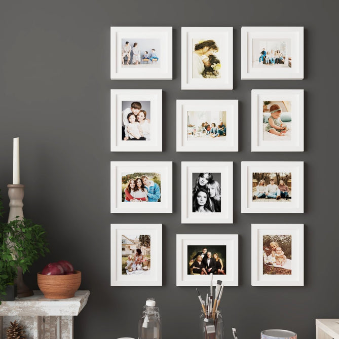 Art Street Decorative Individual Wall Photo Frame - Set of 12 (6"x8" Picture Size matted to 4"x6") by ‎Art Street