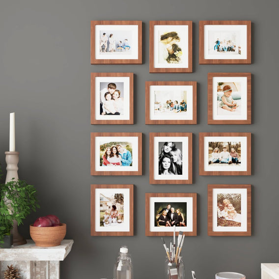 Art Street Decorative Individual Wall Photo Frame - Set of 12 (6"x8" Picture Size matted to 4"x6") by ‎Art Street