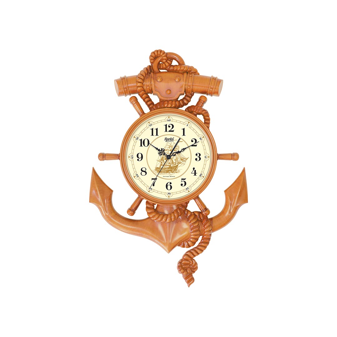 Wall Clock – Vintage series Clock – 9037 – Teak wood