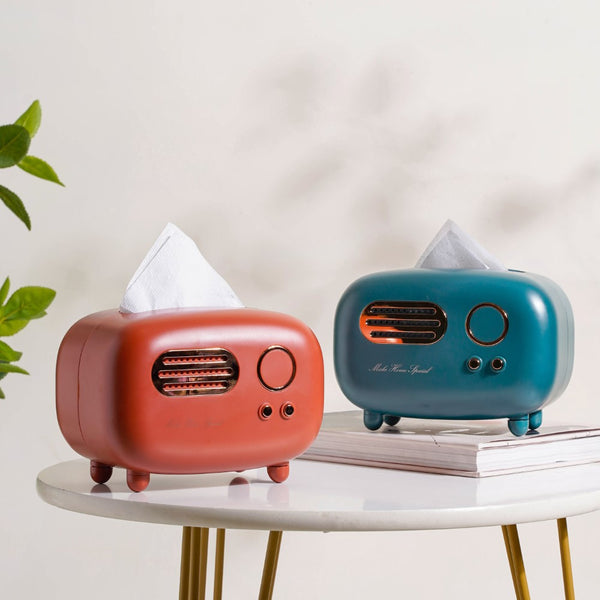 Retro Radio Tissue Box