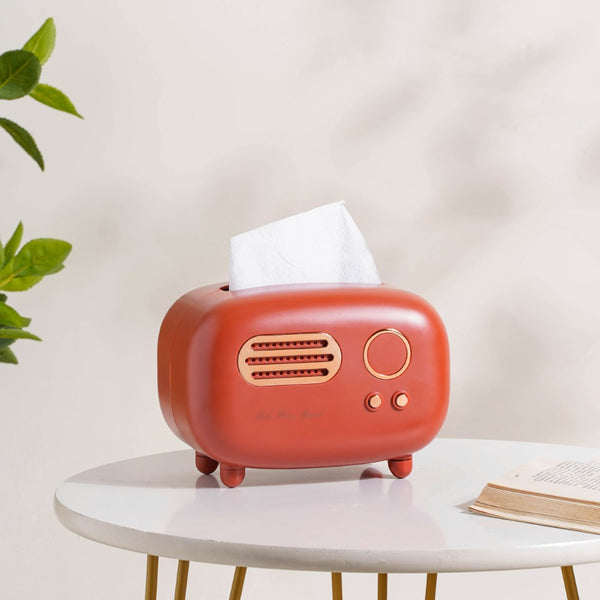 Retro Radio Tissue Box