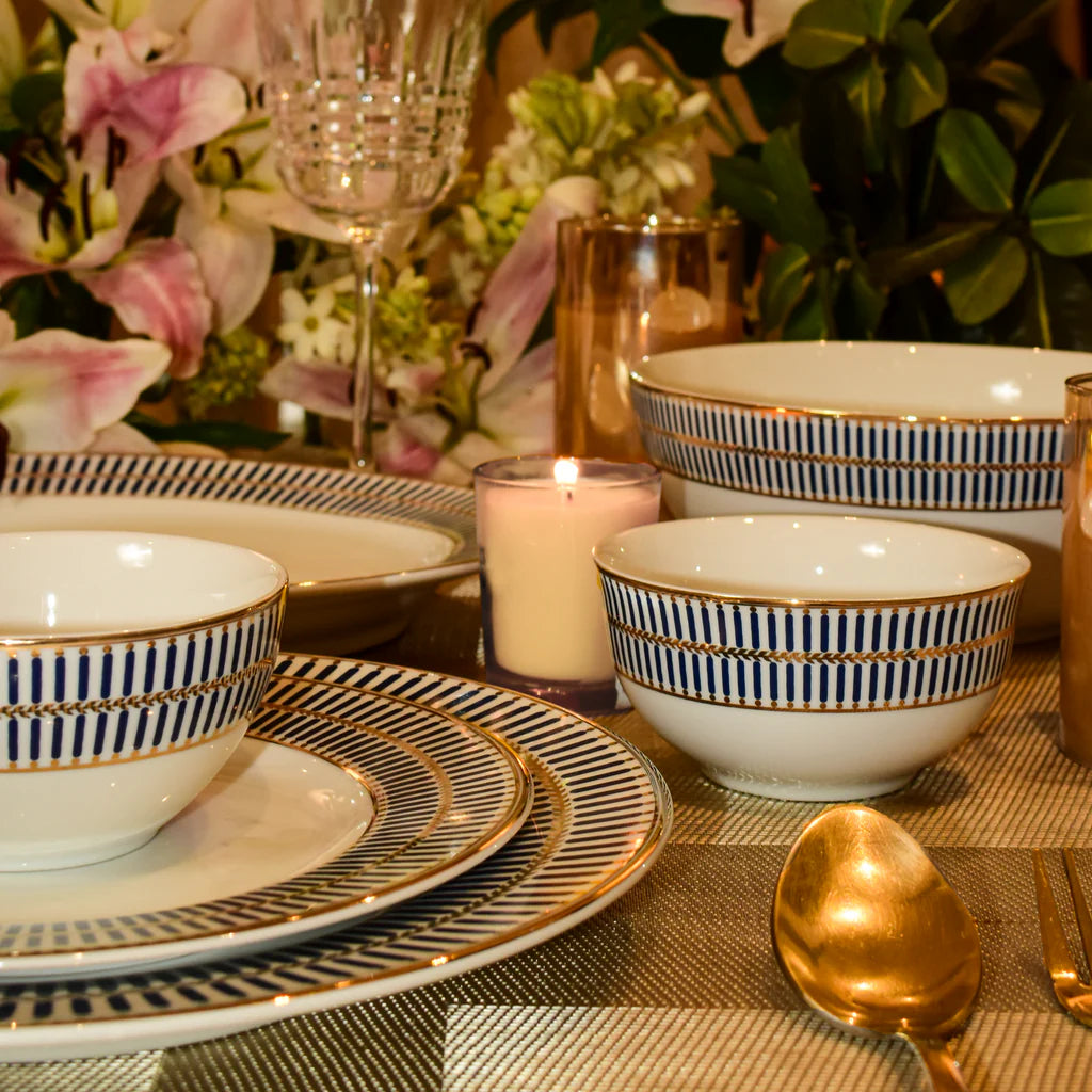 Monarchy Blue Dinner Set