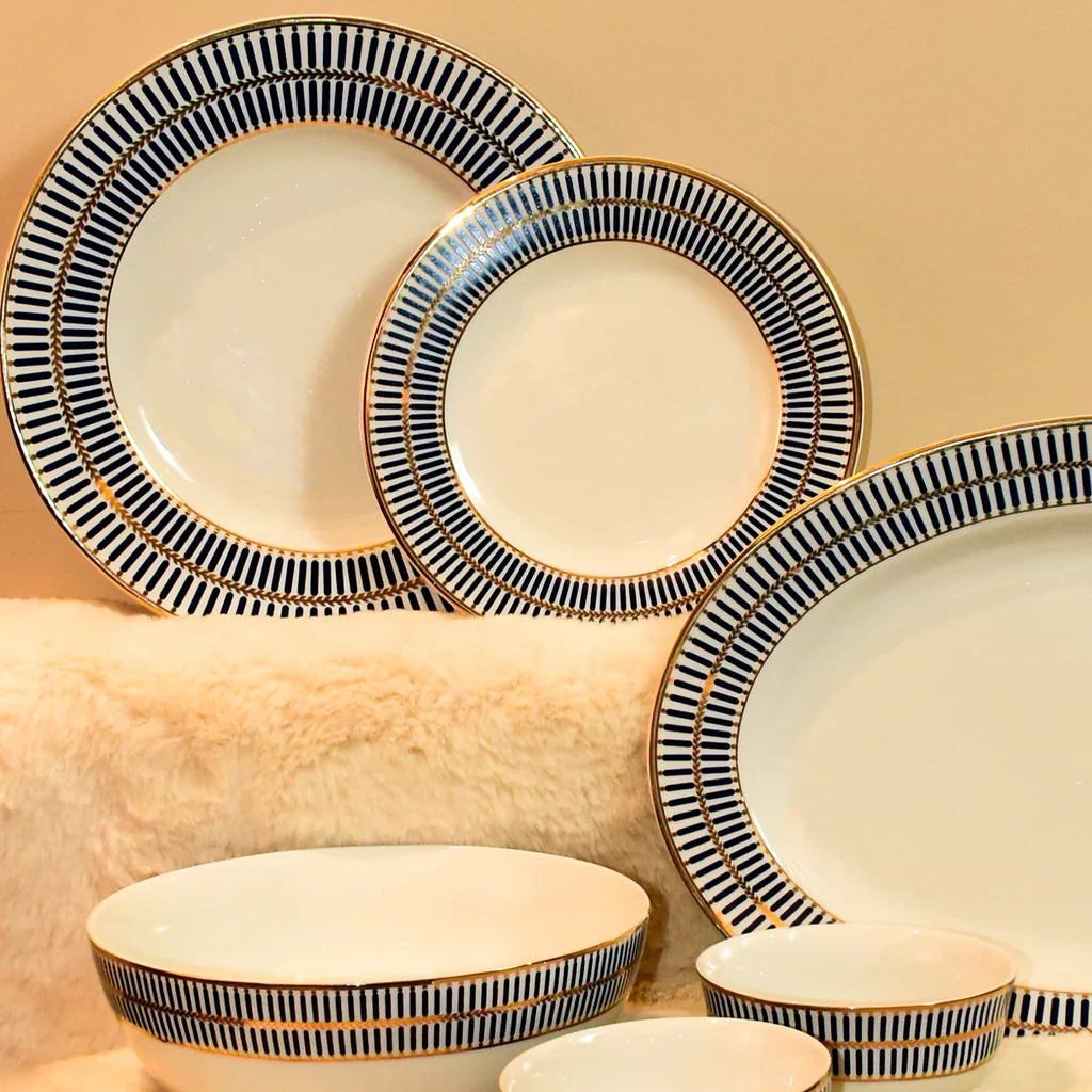 Monarchy Blue Dinner Set