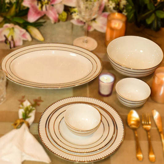 Monarchy Grey Dinner Set