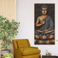 Lord Buddha in Forest Premium Canvas Wall Painting