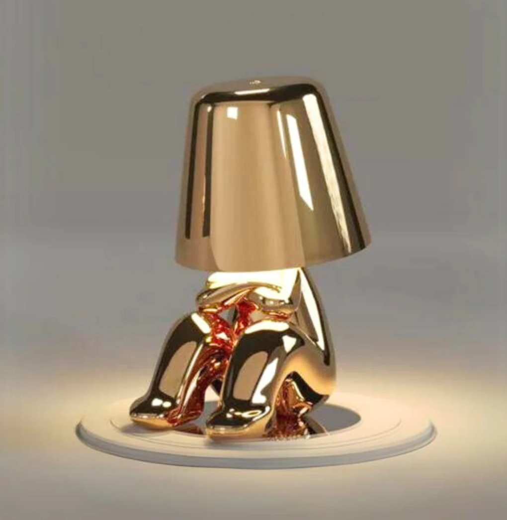 Glow Men Thinker Lamp