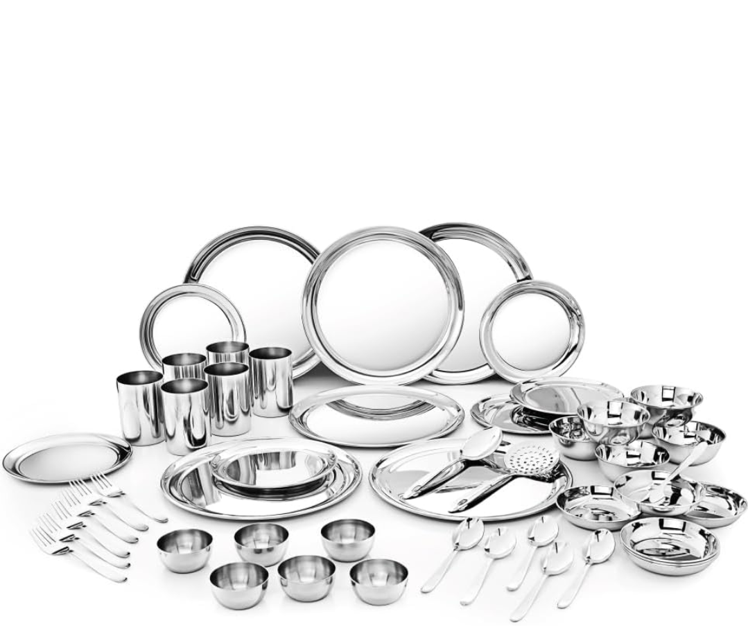 Stainless Steel Dinner Set  68 PCS