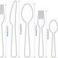 60-piece flatware set, stainless steel