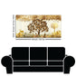 Beautiful Tree and Golden Deer Canvas Wall Painting